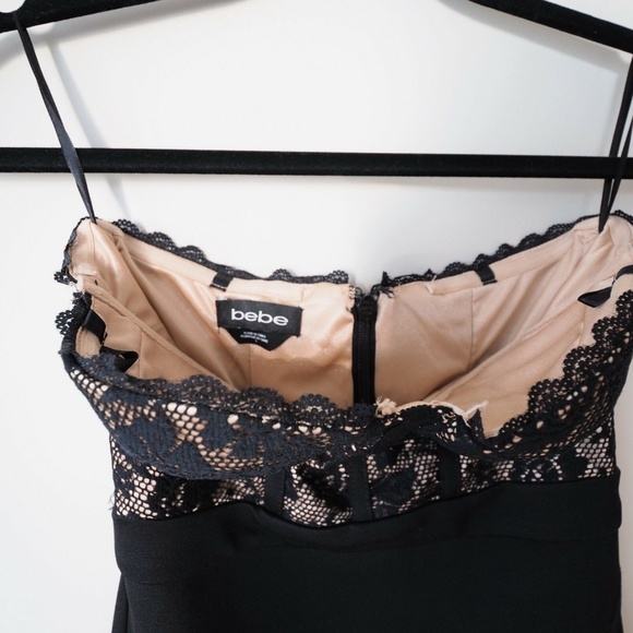 Bebe Black Lace Dress - Picture 3 of 3